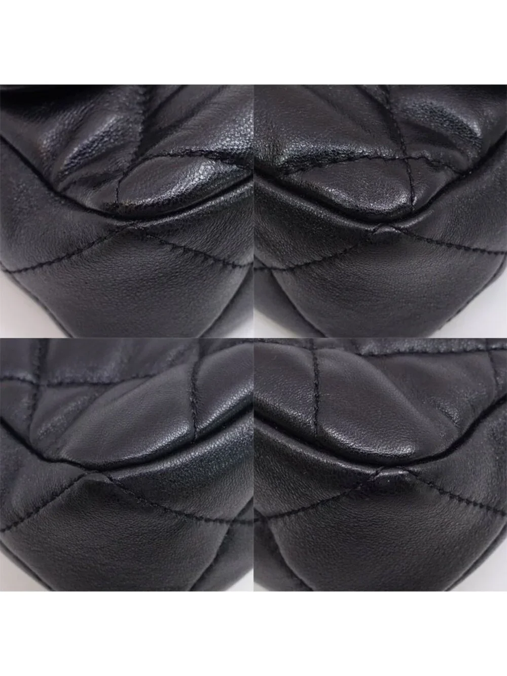Chanel Heart Lock Chain Shoulder Bag Lambskin BK